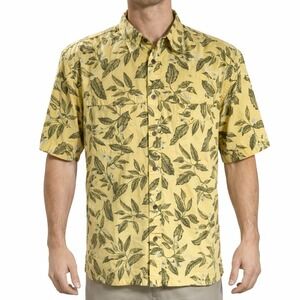 Ex Officio Cayman Shirt XL Floral Banana Peel NWT